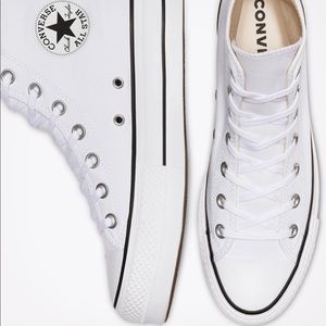 All Star Lift Platform Canvas Converse - white